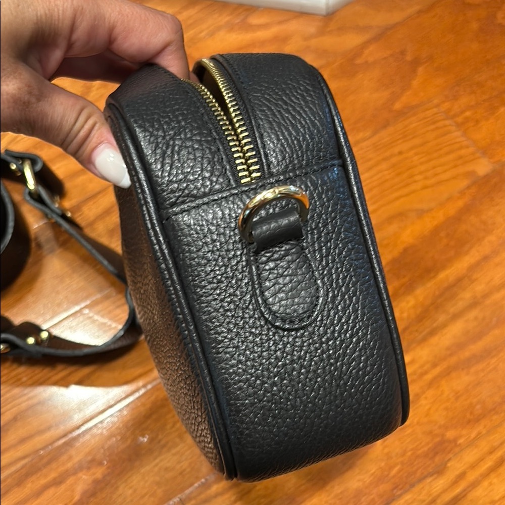 Valentino Black Crossbody Bag with Studded V Design - Picture 10 of 12